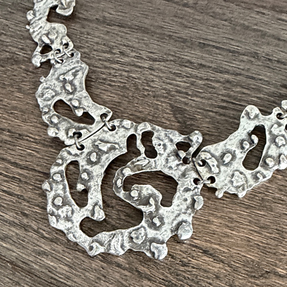 Bold Chunky Statement Necklace - image 3